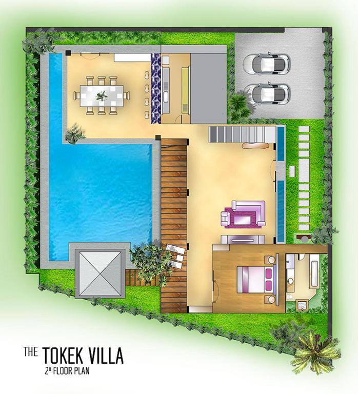The Bale Tokek Villa Kuta  Exterior photo